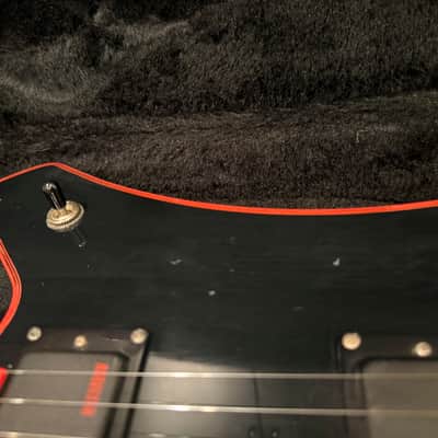 Washburn A20V Stage Series Electric Guitar RARE Black/Red Original OHSC Vintage image 9