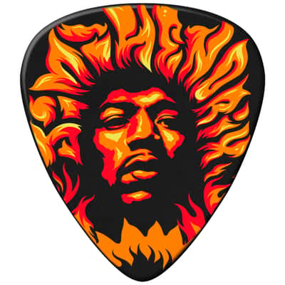 JHP14HV Jimi Hendrix '69 Psych Series Voodoo Fire Sachet de 6 Dunlop image 2