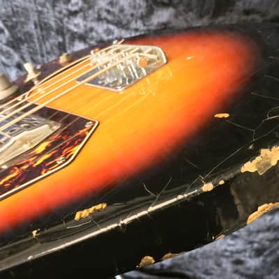 1970 - 1971 Teisco Tacoma Electric Bass Model 57H01490L Silvertone image 7