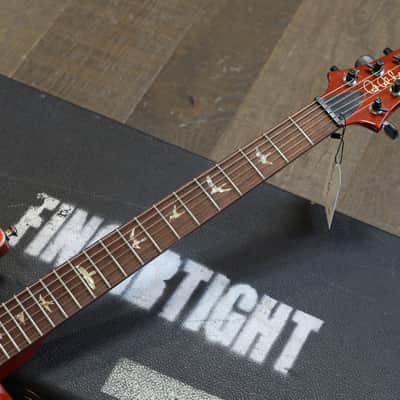 2000 PRS Custom 22 10 Top Electric Guitar Blood Orange + OHSC image 7