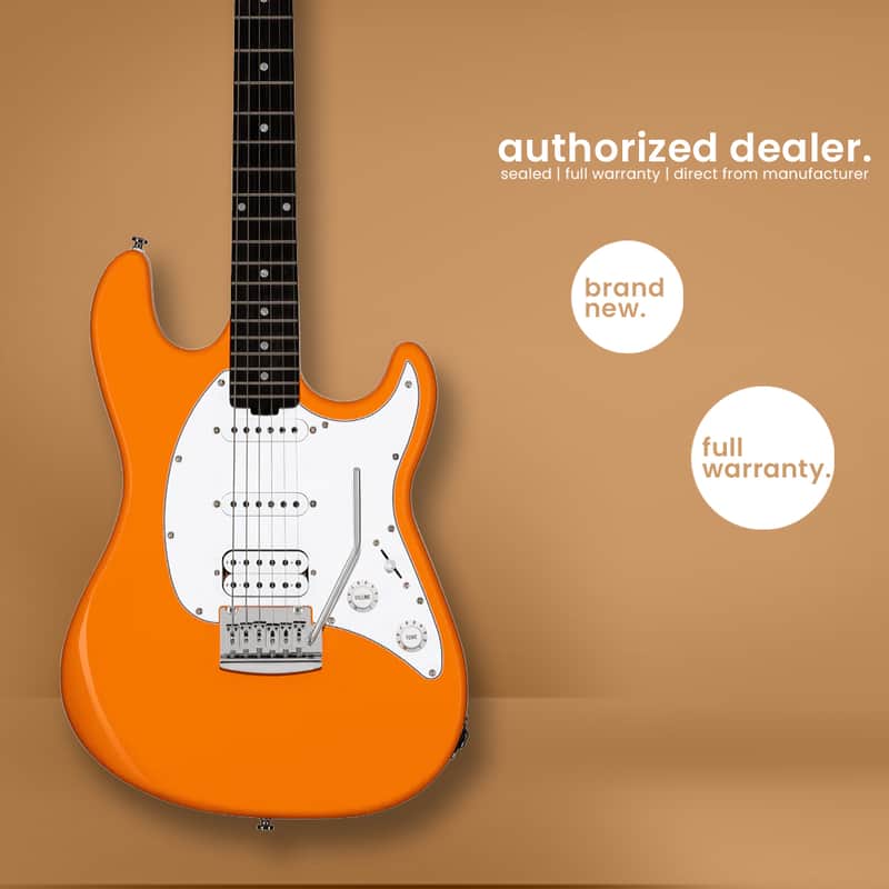 Sterling By Music Man - Cutlass CT20HSS Electric Guitar - Sunrise Orange image 1