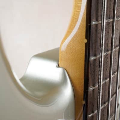 Fender JB-62 Jazz Bass Reissue 2010 Inca Silver Aged Made in Japan MIJ w/ Bag image 16
