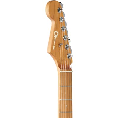 Charvel Pro-Mod DK24 HH 2PT CM Electric Guitar, Left-Handed, Gloss Black, Open Box (Very Good) image 7