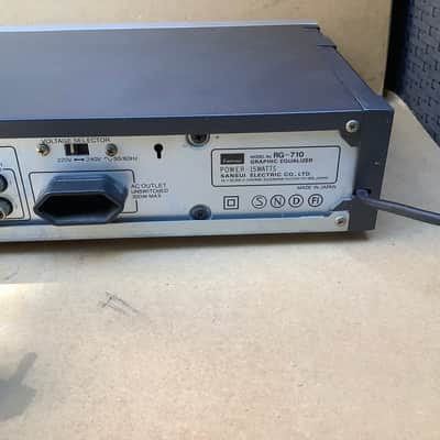 SANSUI RG-710 STEREO REVERB GRAPHIC EQUALIZER RARE VINTAGE image 9