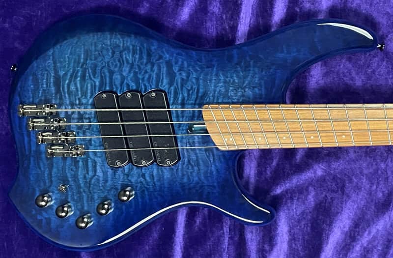 Dingwall Combustion 4 (3 Pickup), Indigo Burst w/ Pau Ferro *In Stock! image 1