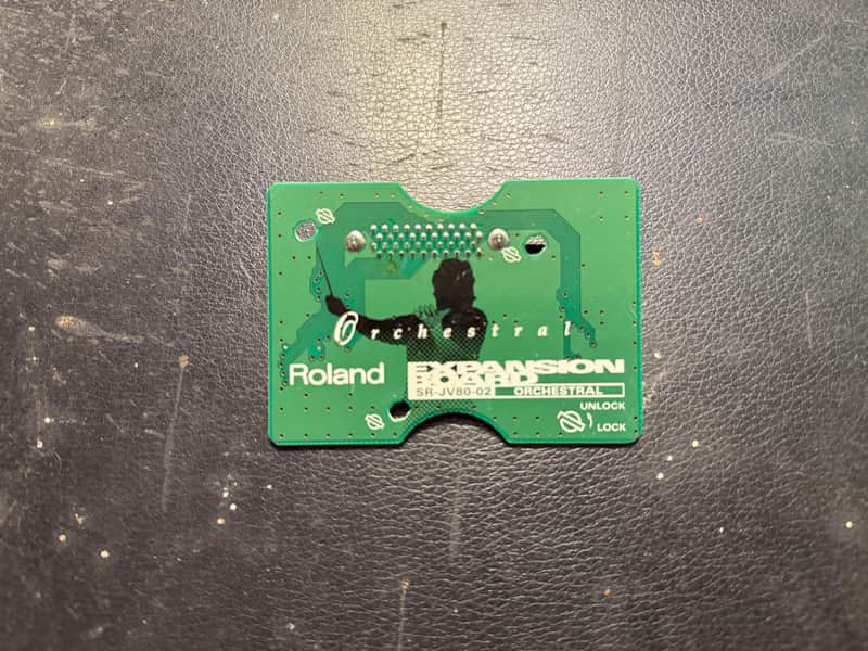 Roland SR-JV80-02 Orchestral Expansion Board 1990s - Green image 1