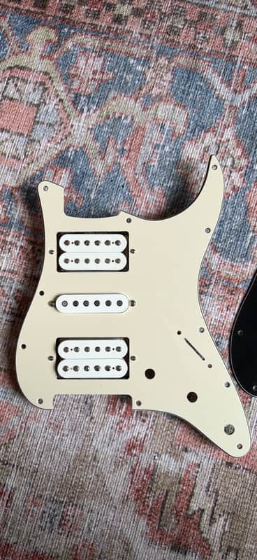 Fender MIM Stratocaster HSH loaded pickguard image 1