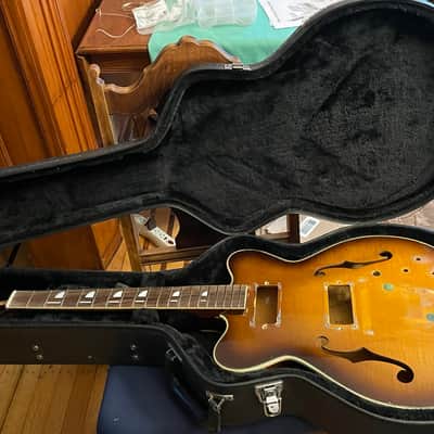 vintage KAY JAZZ II archtop guitar body / project wood only luthier parts barney kessel image 4