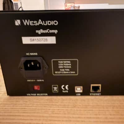 WesAudio ngBusComp Stereo Bus Compressor with Digital Recall image 7