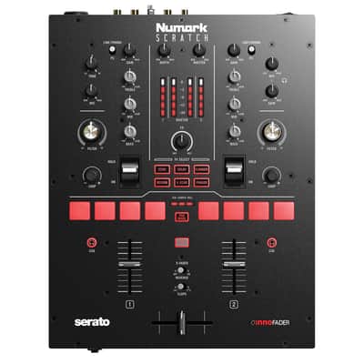 Numark Scratch 24 Bit 2-Ch Professional Serato DJ Mixer w Software & Black Case image 17