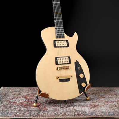 AVA Guitars - Style 1 - 2024 - Gold Leaf / Black Carbon Fiber. TV Jones Filtertrons. NEW, (Authorized Dealer) image 2