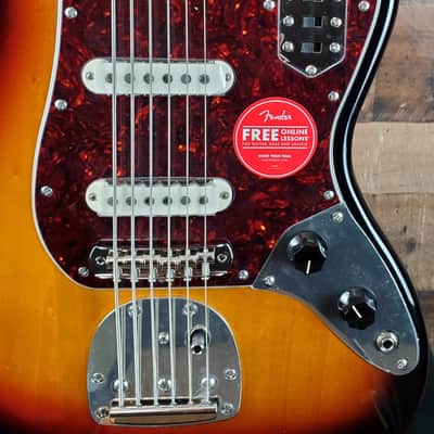 Squier Classic Vibe Bass VI Guitar, 3-tone Sunburst #629 image 3