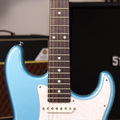 2016 Schecter USA Custom Shop Traditional Wembley Lake Placid Blue SSS image 9