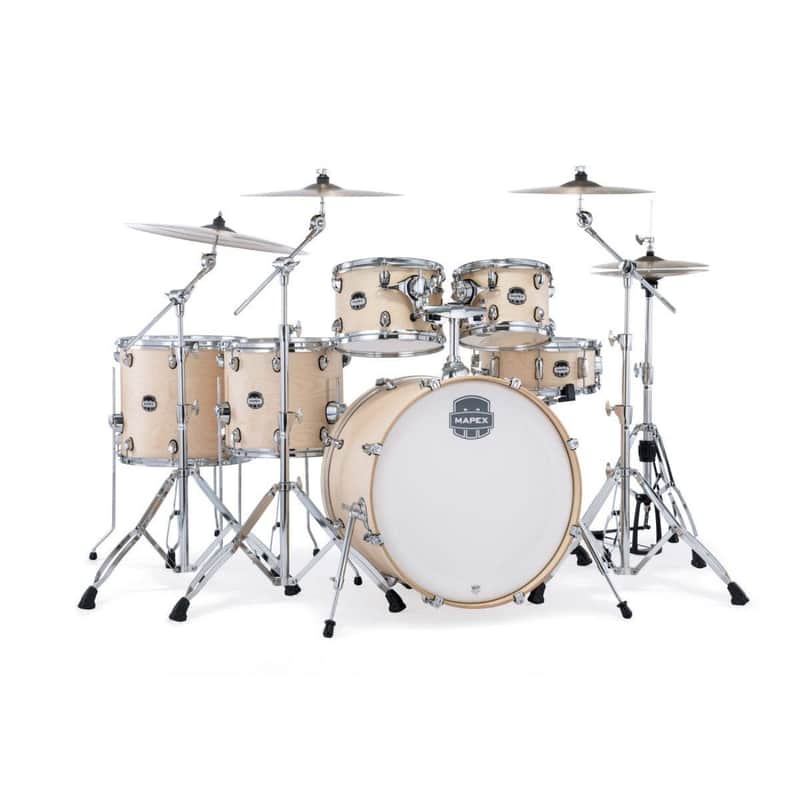 Mapex Mars Maple 6-Piece Studioease Shell Kit, Natural Satin
