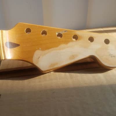 90's FENDER STRATOCASTER MAPLE NECK 50's V SHAPE! image 2