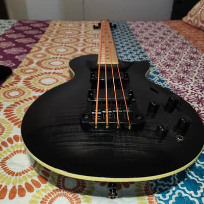 Epiphone Vinnie Hornsby "The Vinnie" Les Paul Standard Bass 2003 - 2005 - Trans Black image 17