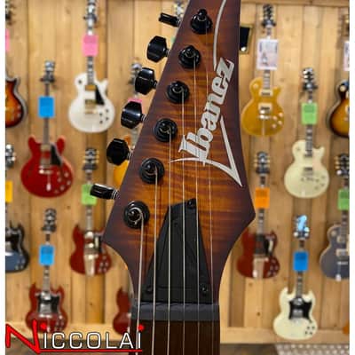 Ibanez RGA42FMDEF Dragon Eye Burst Flat image 3