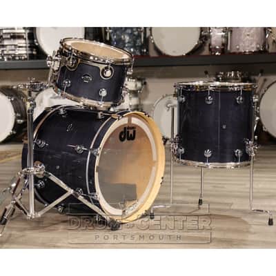 DW Performance 3pc Drum Set 20/12/14 Ebony Stain image 2