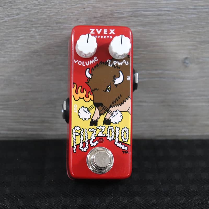 Zvex Fuzzolo Red Painted with Buffalo Graphic image 1