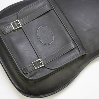 Levy's Standard Leather Bass Gigbag - Black **Warrior Patch** image 4