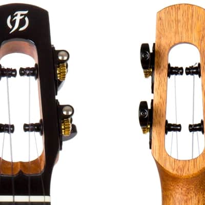 Flight Voyager EQ-A Concert Ukulele - solid spruce image 6