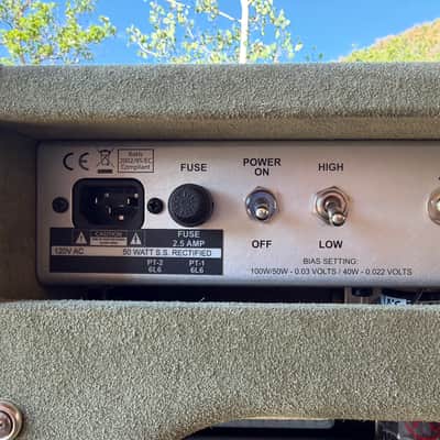 Two Rock TS1 6L6 50-Watt Moss Green Suede image 13