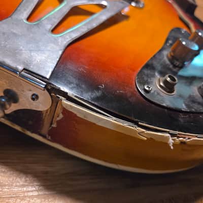 Tele-Star Hollowbody Bass and Amp 1960s Japan image 7