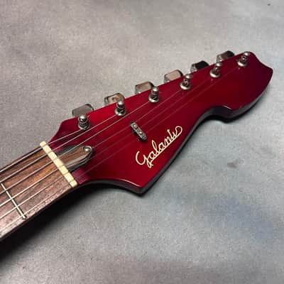 1960's Galanti Grand Prix Electric Guitar Cherry Red w/OHSC image 4