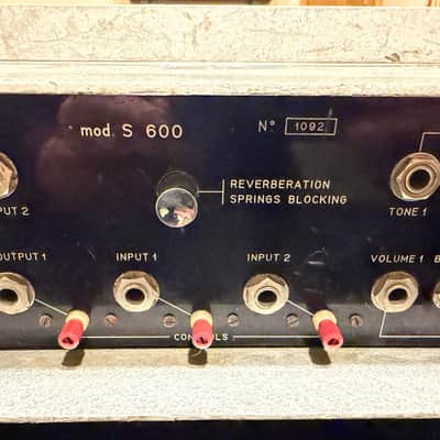 Binson Mod.S600 Preamp Reverb - Italy 1969 image 11