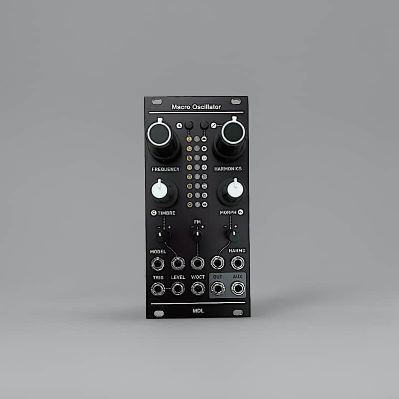 MDL Music Macro Oscillator - Black Anodized Panel (Mutable Instruments Plaits 2024) image 1