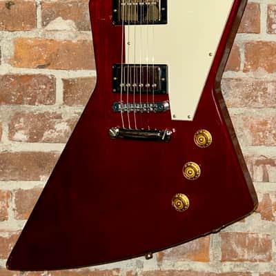 2001 Gibson Explorer '76  Cherry Finish, Includes Pro Setup & Original Hard Shell Case ! image 1