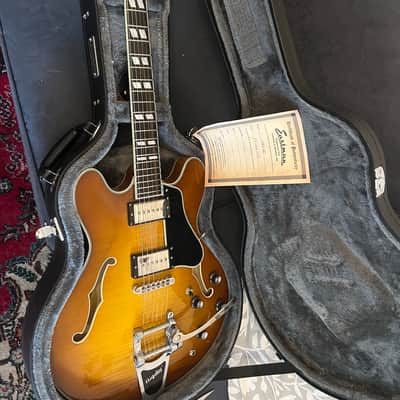 Eastman T486B Thinline Archtop with Bigsby 2021 - Present - Goldburst image 1