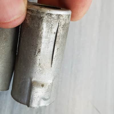 Cinch Pair (2) Tube Shields 12AX7 9-pin J-Slot J52-03 Vintage Vacuum 1950s-1960s image 5