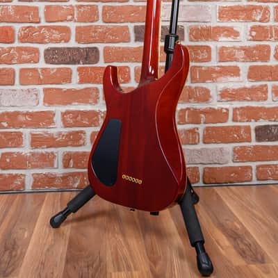 Immagine Jackson USA Custom Shop SLATQ-H MAH Archtop Soloist Quilted Maple Top Violin Brown 2005 w/OHSC - 7