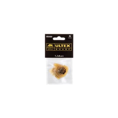 Dunlop Ultex Sharp Guitar Picks 1.14mm (6-Pack) - Set of Picks image 4