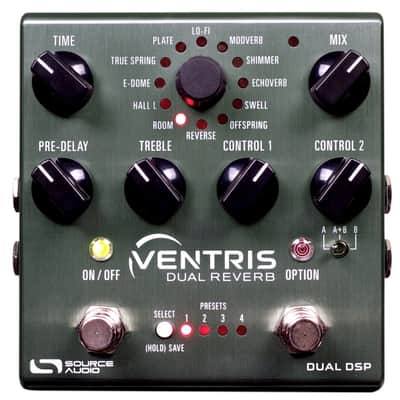 New Source Audio SA262 Ventris Dual Reverb One Series Guitar Effects Pedal image 1