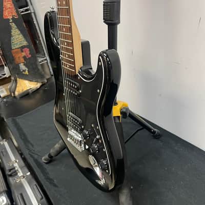 Used Squier FSR Bullet Strat Stratocaster Electric Guitar HH Black 2010 image 11