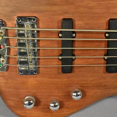 2003 Warwick Corvette Active Standard 5-String Bass Guitar Natural image 3