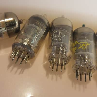Sylvania etc. Pair (2) 6U8A AT1000 TESTED Vacuum Tube 6U8 triode pentode [adapts to 7199] Audio 1953-1975 image 3