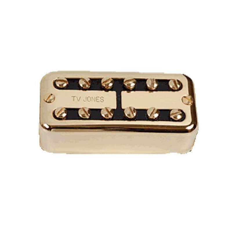 TV Jones TV Classic Guitar Neck Pickup, Universal Mount, Gold image 1