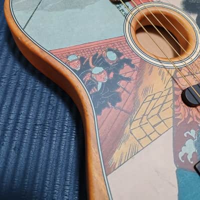 2025 Fender American Acoustasonic Telecaster Kuniyoshi Collection Kabuki - FENDER EXPERIENCE 2025 Tokyo Flagship Exclusive Limited Edition image 8