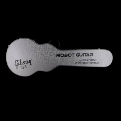 Pre-Owned 2007 Gibson Les Paul Robot Guitar Limited Edition 1st Run Blue Silver Burst With OHSC image 18