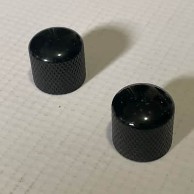 2000's Korean Ibanez S520EX S Series Guitar Black Dome Plastic Metal Knob Set Push On image 2