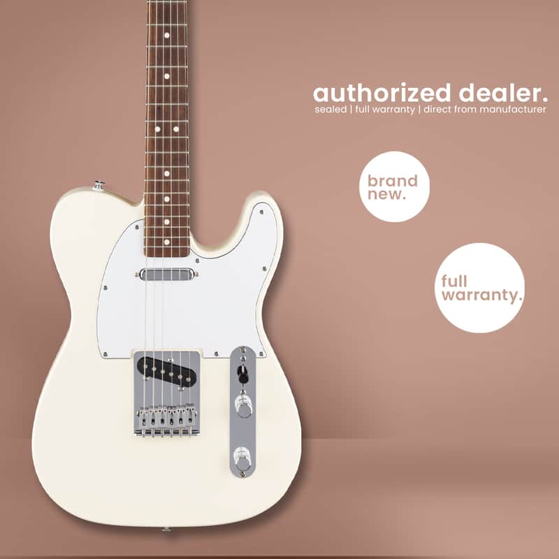 Fender Standard Series | Telecaster Electric Guitar | Olympic White image 1