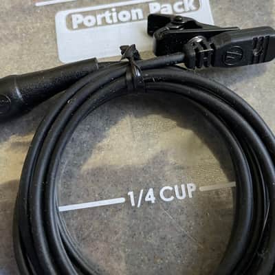 Audio-Technica AT830CW Omni Directional Condenser Lavalier Microphone 2010s - Black image 1