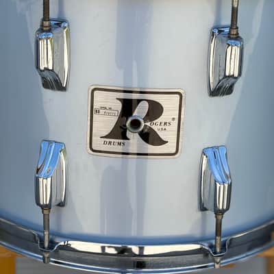 Vintage Rogers XP-8 Big R 14" Rack Tom Silver Mist Maple Shell for Drum Set image 2