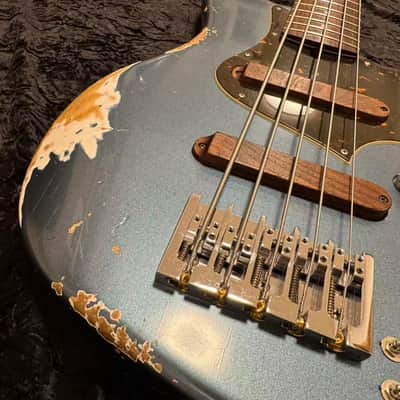 Xotic XJ-1T 5st Heavy Aged - Dark Lake Placid Blue image 11