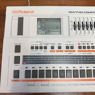 Roland TR-707 Serviced, HKA v2 mod installed for 808 909 Linn Expansion