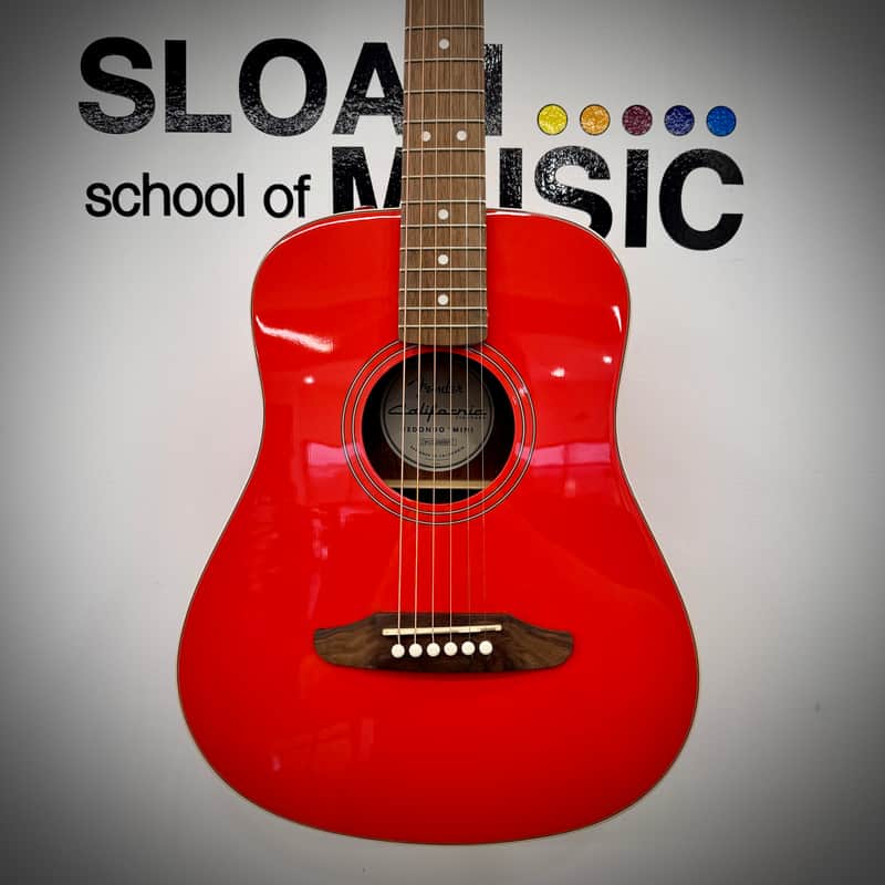 Fender California Standard Redondo Mini with Bag - Fiesta Red image 1