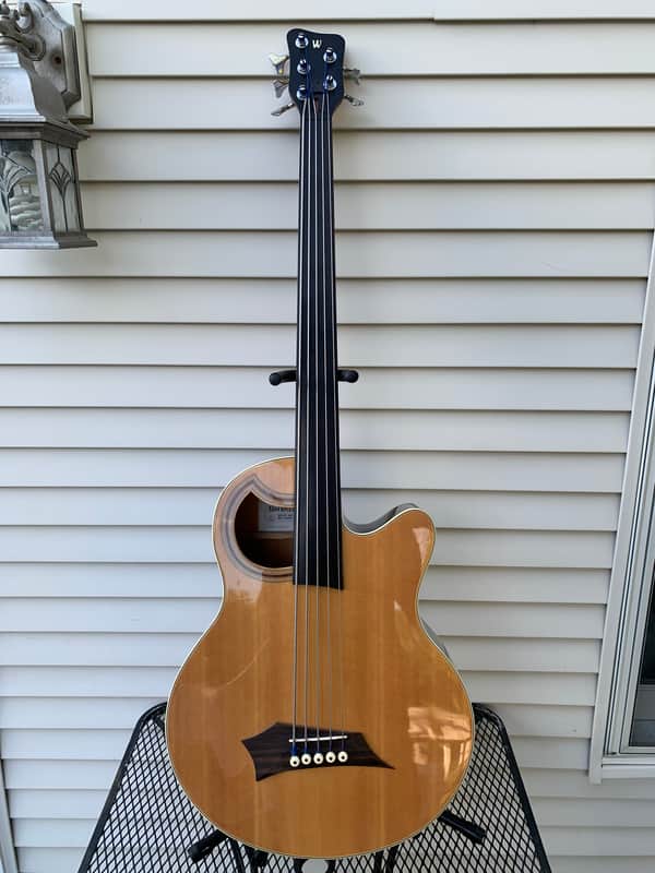Warwick Rockbass Alien Standard Fretless Acoustic Bass 5 String image 1